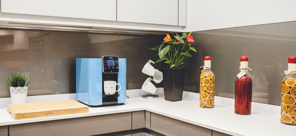 Hot and cold water dispenser in the home